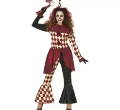 Costume da Clown dell'orrore scozzese da donna
