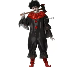 Costume da Clown Diavolo Nero per uomo