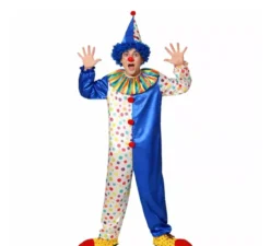 Costume da clown festivo per adulto