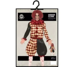 Costume da clown horror scozzese da uomo