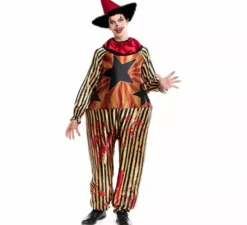 Costume da clown inquietante per uomo