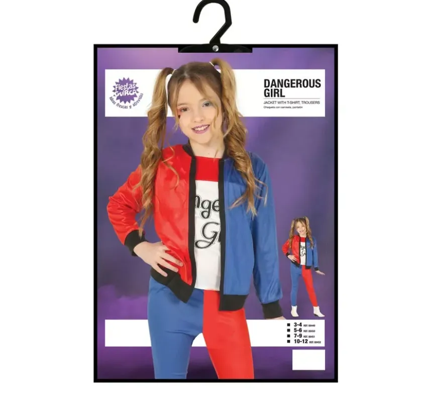 Costume da Clown malvagio per bambina