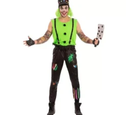 Costume da clown motociclista da uomo