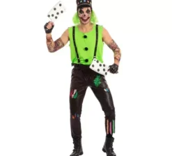 Costume da clown motociclista da uomo