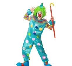 Costume da clown multicolore per bambino