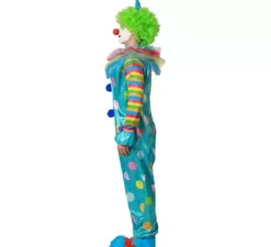 Costume da clown multicolore per uomo