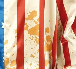 Costume da clown patriota sinistro per uomo