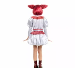 Costume da clown spaventoso per bambine