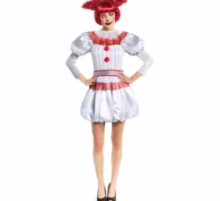 Costume da clown spaventoso per donna