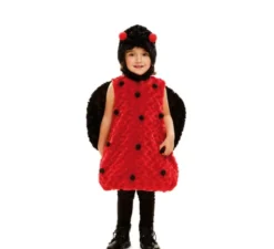 Costume da Coccinella in peluche perbambina