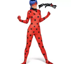 Costume da coccinella miracoloso con parrucca da donna