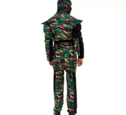 Costume da commando ninja mimetico da uomo