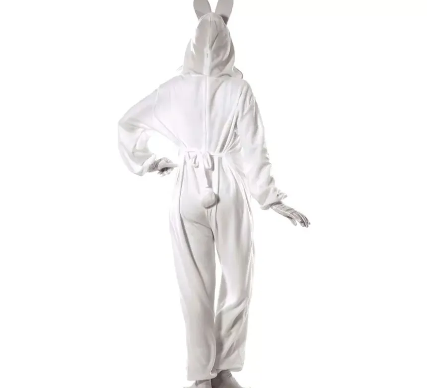 Costume da coniglietto bianco per adulti