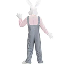 Costume da coniglio di campagna con guanti da uomo