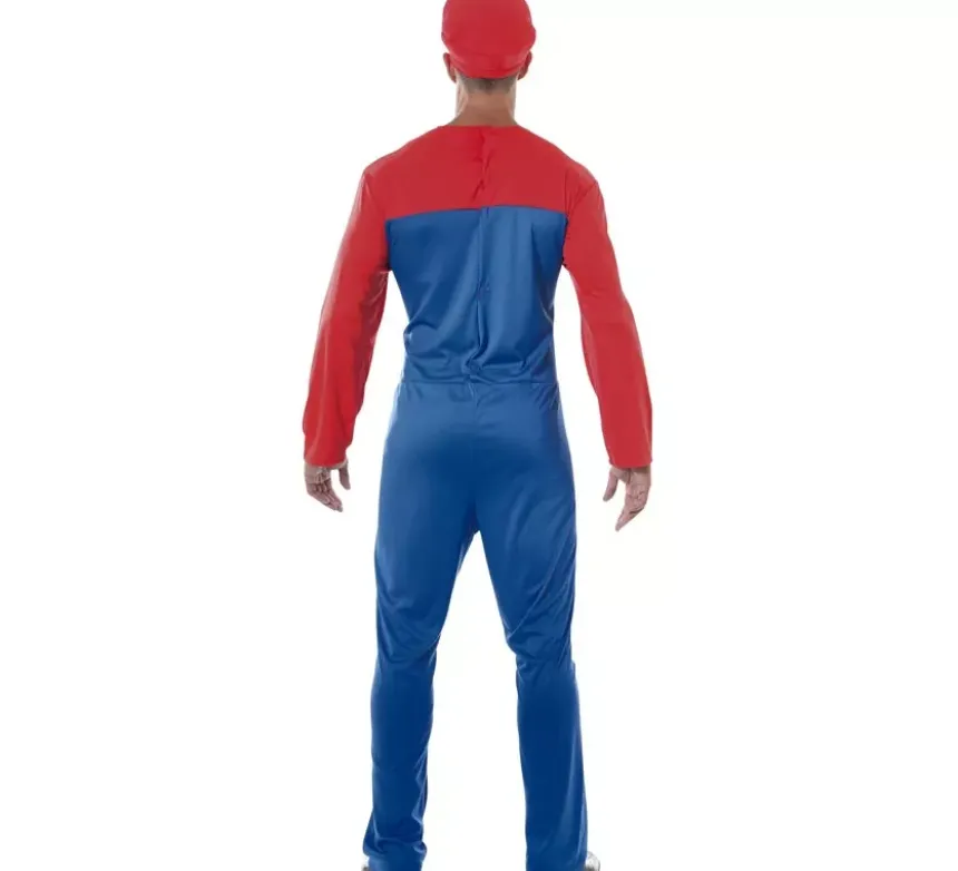 Costume da contadino o idraulico 2 in 1 per uomo