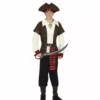 Costume da corsaro pirata dei sette mari per adolescente
