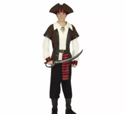 Costume da corsaro pirata dei sette mari per adolescente