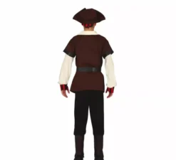 Costume da corsaro pirata dei sette mari per adolescente