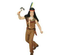 Costume da cowboy o indiano 2 in 1 per bambini e adolescenti