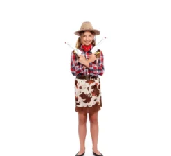 Costume da cowgirl del vecchio West per bambina