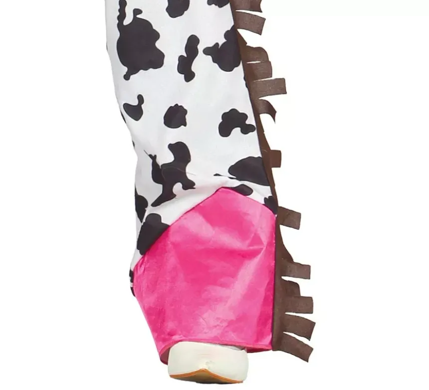 Costume da cowgirl rodeo rosa
