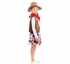 Costume da cowgirl western per bambina