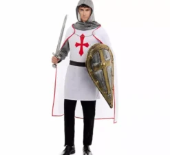 Costume da crociato templare per uomo