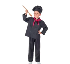 Costume da Cuoco nero per bambini