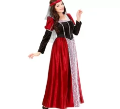 Costume da Dama Medievale Castigliana per donna