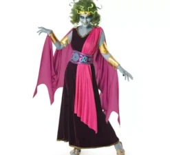 Costume da dea greca con mantello per donna