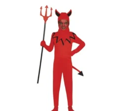 Costume da demone dalla coda rossa per bambino