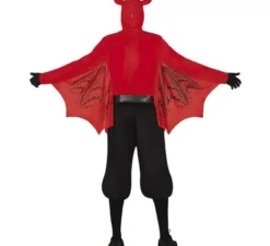 Costume da demone rosso temibile per uomo