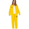 Costume da detenuto giallo per donna