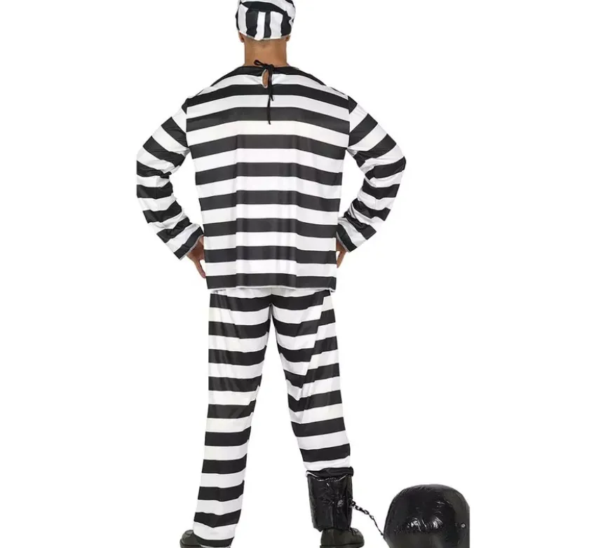 Costume da detenuto per uomo