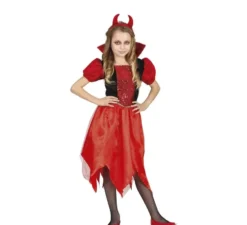 Costume da diavoletto per bambina con vestito