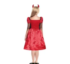 Costume da Diavolo della Fiamma Oscura per bambina