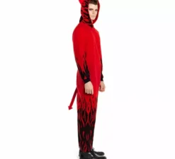 Costume da diavolo in fiamme per uomo