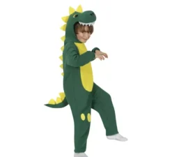 Costume da dinosauro verde per bambini