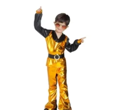 Costume da Disco dorato per bambino