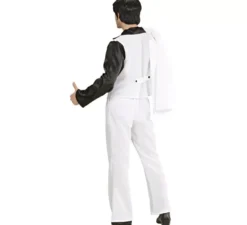 Costume da Disco Fever in abito bianco per uomo