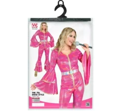 Costume da discoteca alla moda anni '70 per donna