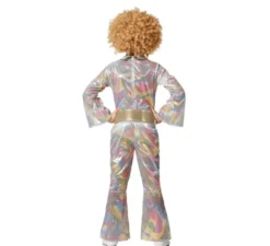Costume da discoteca multicolore per bambina