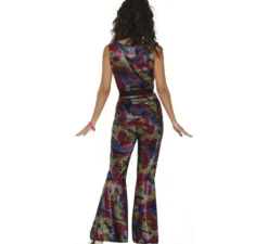 Costume da discoteca scintillante per donna