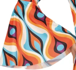 Costume da discoteca vestito anni '70 da donna