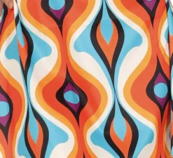 Costume da discoteca vestito anni '70 da donna