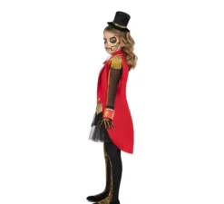 Costume da Domatore di Scheletri con copricapo per bambina
