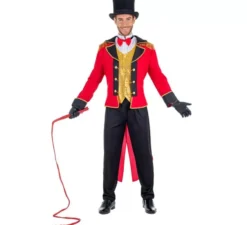 Costume da Domatore rosso per uomo