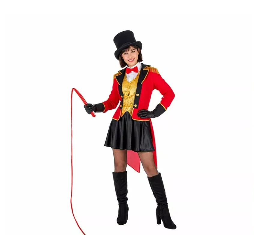 Costume da Domatrice rossa per donna