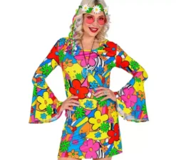 Costume da donna Floral Power anni '60