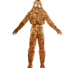 Costume da doppio cacciatore e tigre per adulti